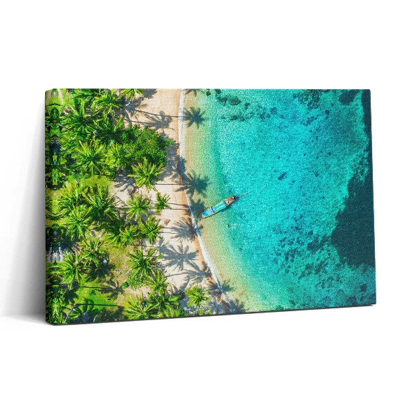 Obraz canvas 30x20 Tropikalna plaża Koh Tao