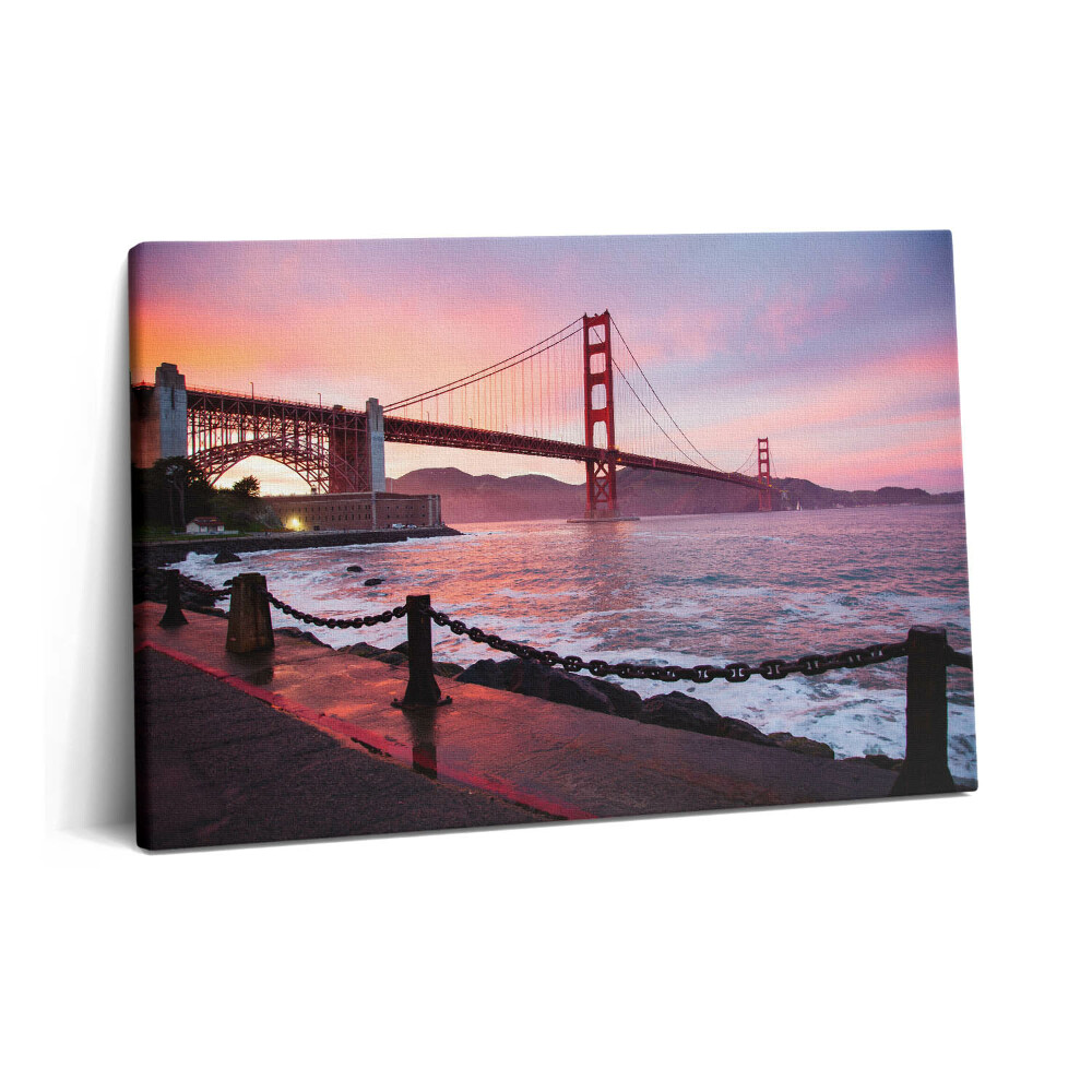 Obraz canvas 60x40 Widok na most Golden Gate