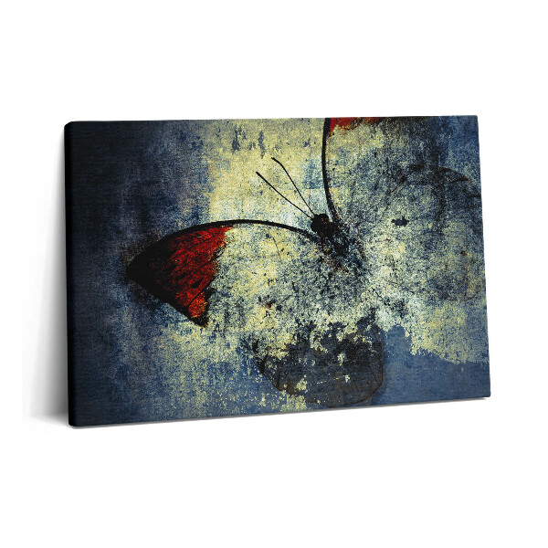 Obraz canvas 60x40 Motyl w stylu vintage