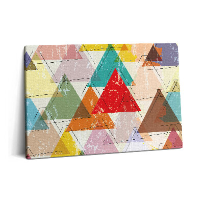Obraz canvas 60x40 Wzór geometryczny trójkąty