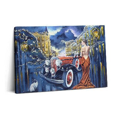 Obraz canvas 60x40 Stary samochód retro