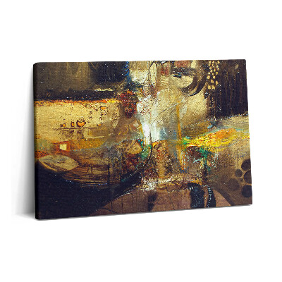 Obraz canvas 60x40 Malowana kolorowa abstrakcja