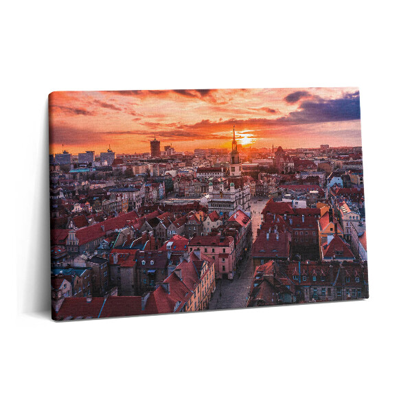 Obraz canvas 60x40 Poznań - panorama