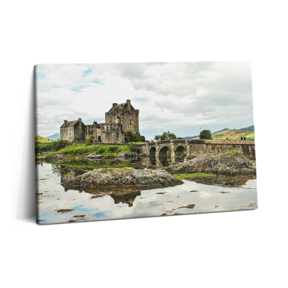 Obraz canvas 60x40 Zamek Eilean Donan w Szkocji