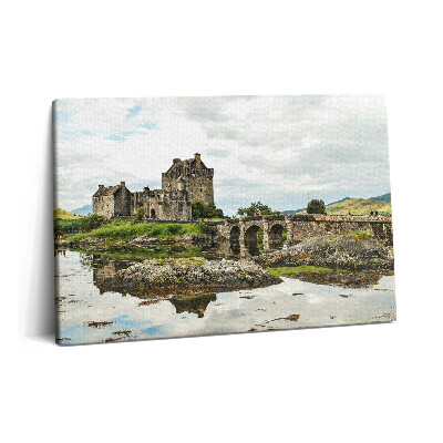 Obraz canvas 60x40 Zamek Eilean Donan w Szkocji