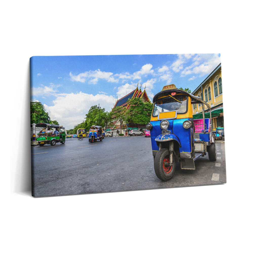 Obraz canvas 60x40 Tuk tuk taksówka w Bangkoku