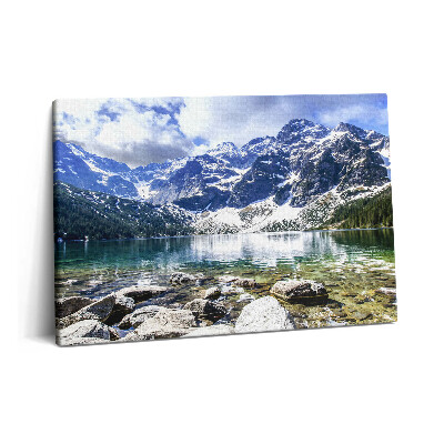 Obraz canvas 60x40 Krajobraz gór i jezior