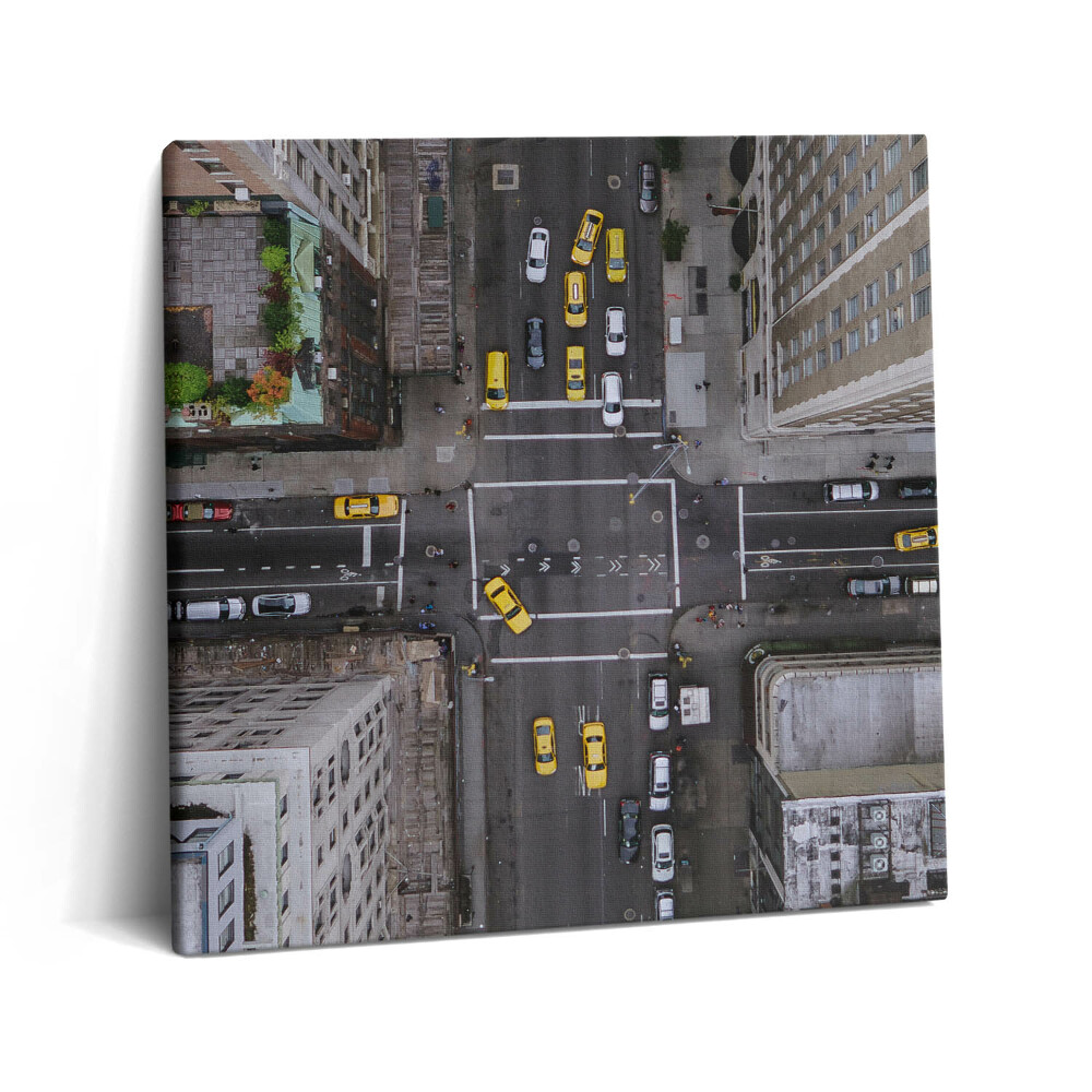 Foto obraz ze zdjęcia 60x60 Manhattan 5th Avenue w Nowym Jorku