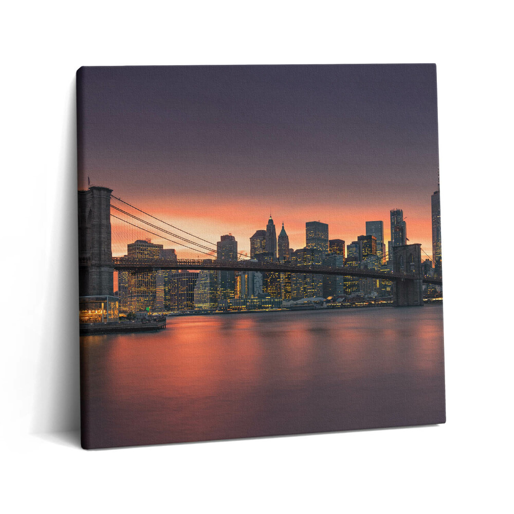 Foto obraz ze zdjęcia 60x60 East River w Nowym Jorku