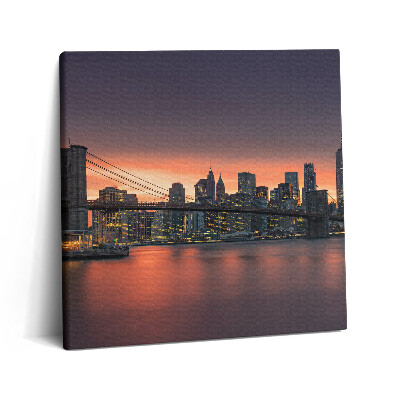 Foto obraz ze zdjęcia 60x60 East River w Nowym Jorku