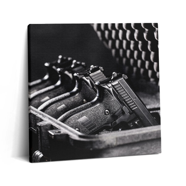 Foto obraz canvas 60x60 Pistolet