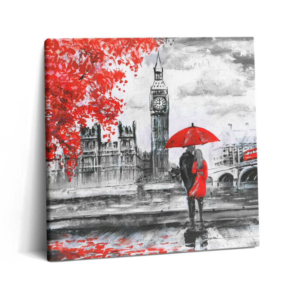 Obraz canvas 60x60 Panoramę miasta Big Ben w Londynie