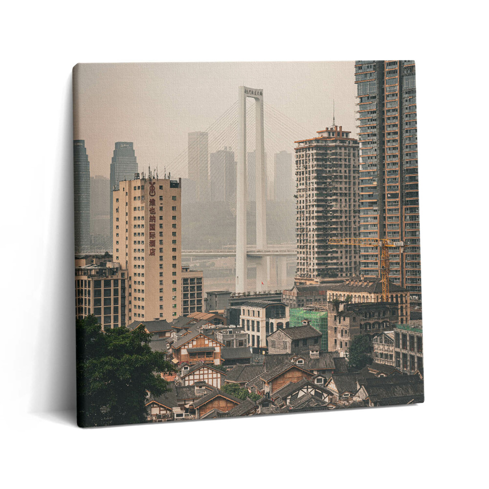 Obraz canvas 60x60 Stare Miasto w Chongqing