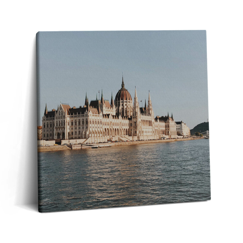 Foto-obraz canvas 60x60 Budynek parlamentu w Budapeszcie