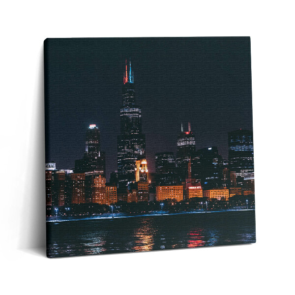 Foto-obraz canvas 60x60 Pejzaż Chicago