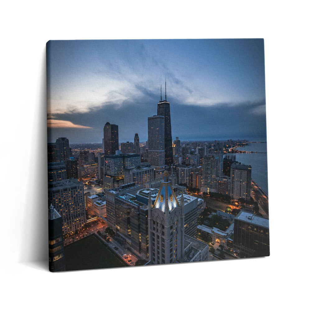 Foto-obraz canvas 60x60 Zdjęcie miasta Chicago