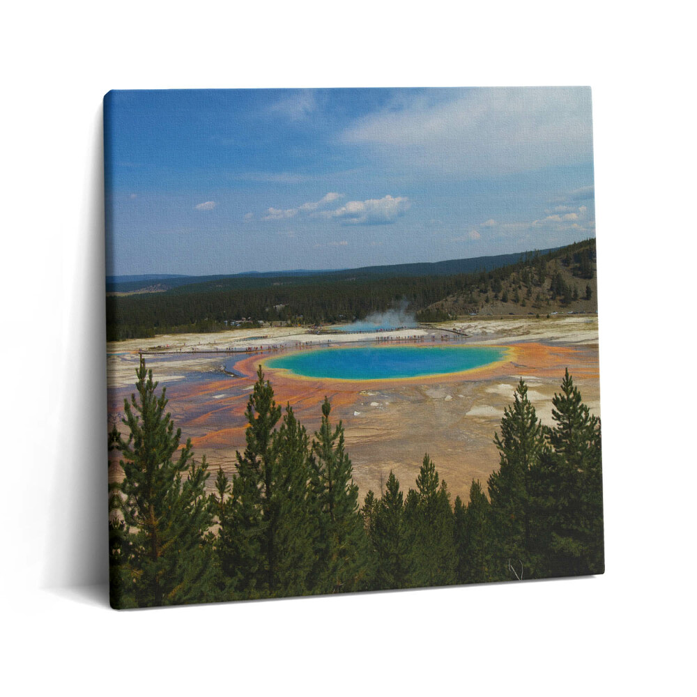 Foto-obraz canvas 60x60 Gorące źródła w Parku Narodowym Yellowstone