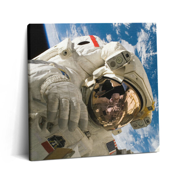 Obraz canvas 60x60 Amerykański astronauta