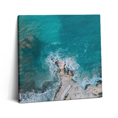 Foto-obraz canvas 60x60 Fiordy na Costa Blanca