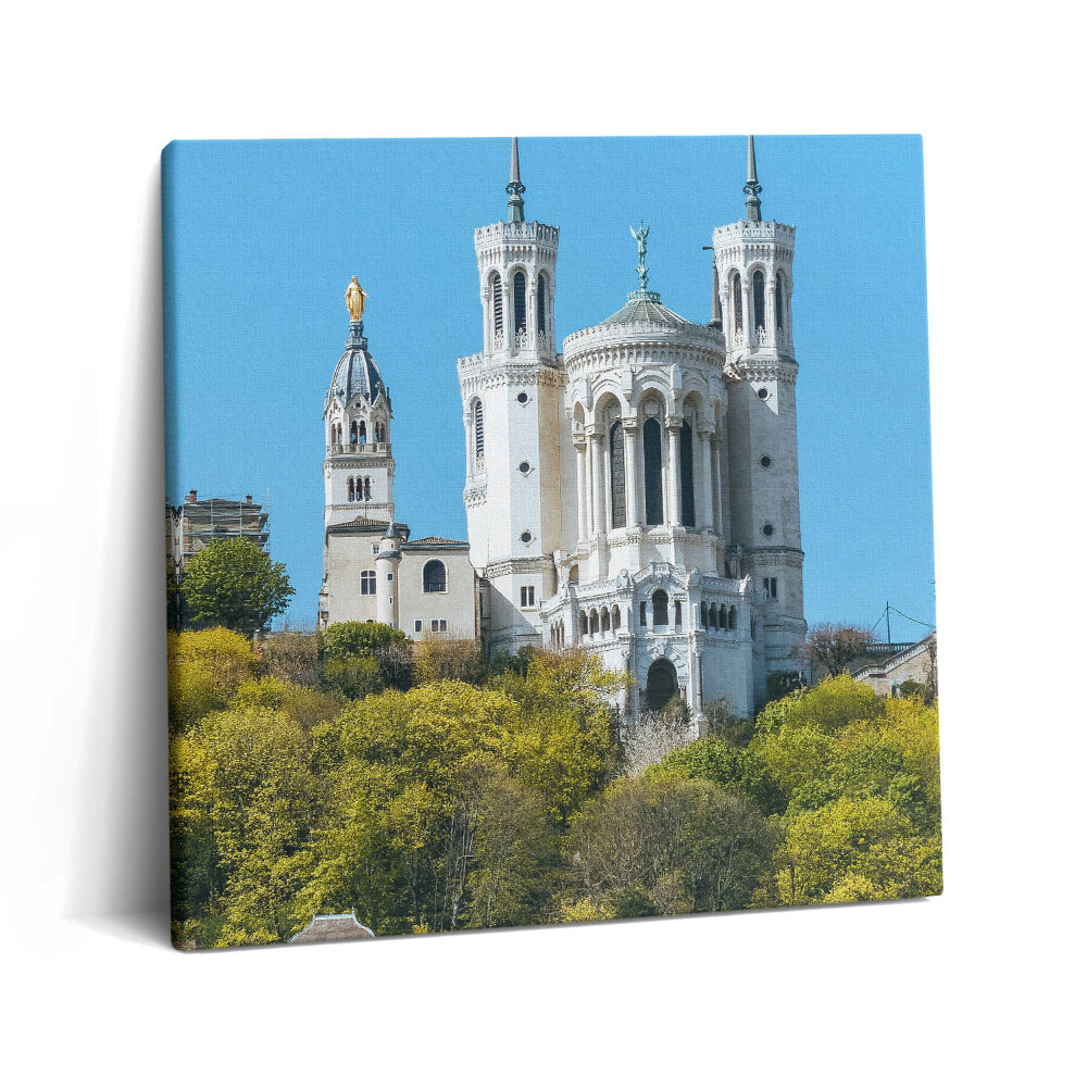 Foto-obraz canvas 60x60 Bazylika Notre-Dame