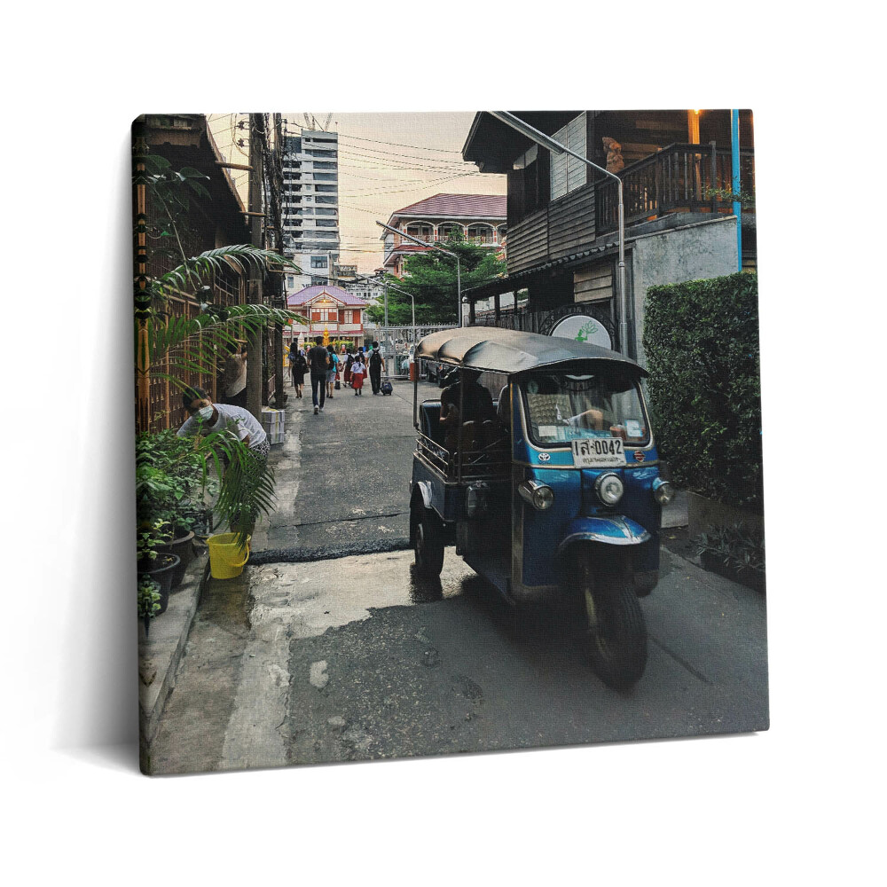 Foto-obraz canvas 60x60 Tuk tuk w Tajlandii