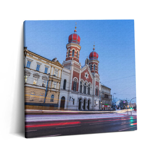 Foto obraz ze zdjęcia 60x60 Wielka Synagoga w Pilźnie