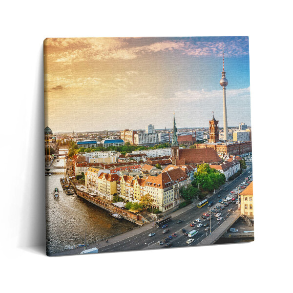 Foto obraz ze zdjęcia 60x60 Widok na Berlin