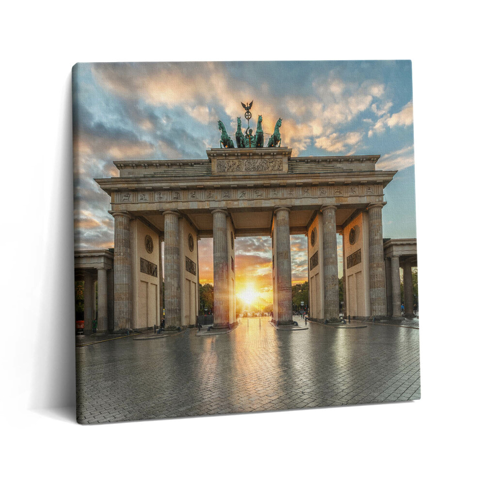 Foto obraz ze zdjęcia 60x60 Brama Brandenburska w Berlinie