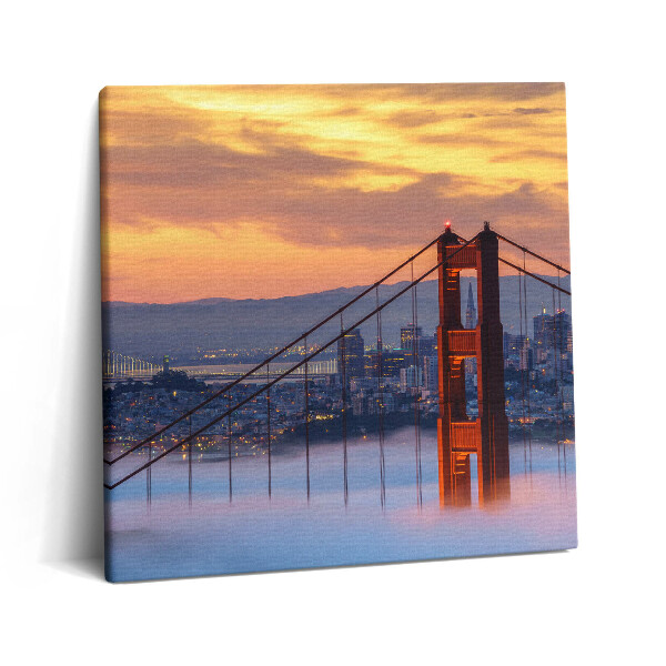 Obraz canvas 60x60 Most San Francisco