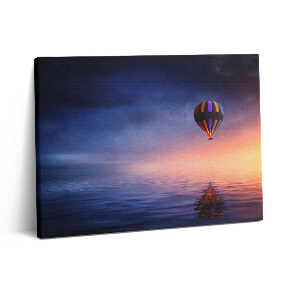 Foto obraz canvas 80x60 Balon nad wodą