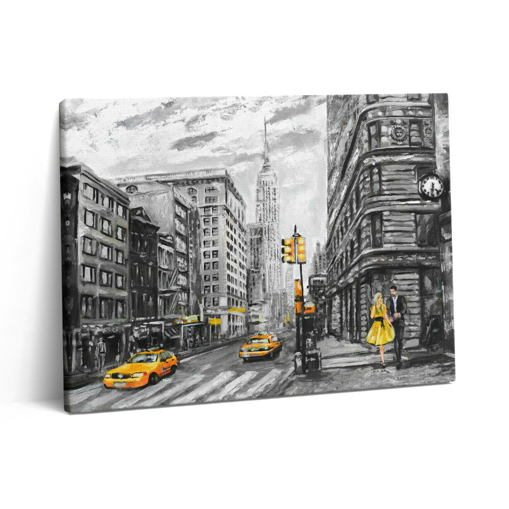 Fotoobraz canvas 80x60 Ulice Empire State Building