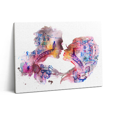 Fotoobraz canvas 80x60 Dwa ciała - jedna dusza