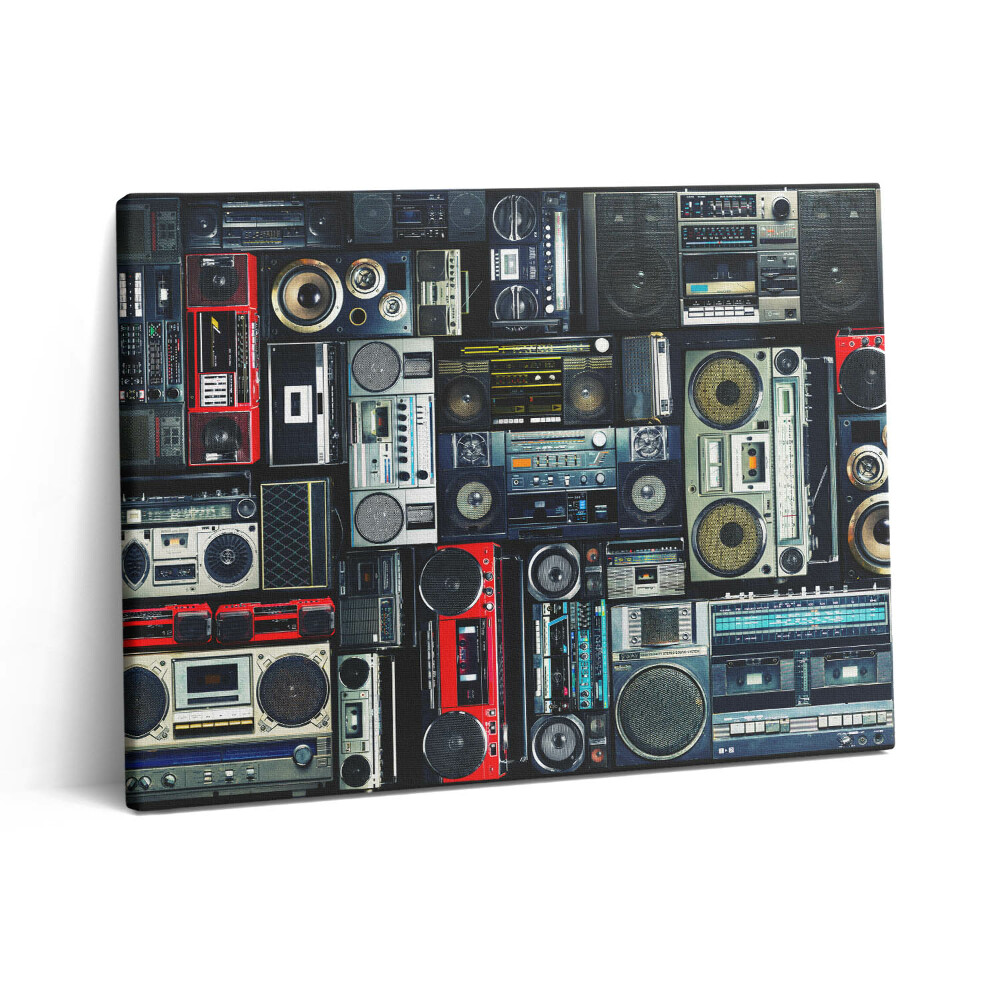 Fotoobraz canvas 80x60 Muzyka - Vintage Boombox