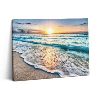 Obraz na płótnie 80x60 Plaża z morskim piaskiem