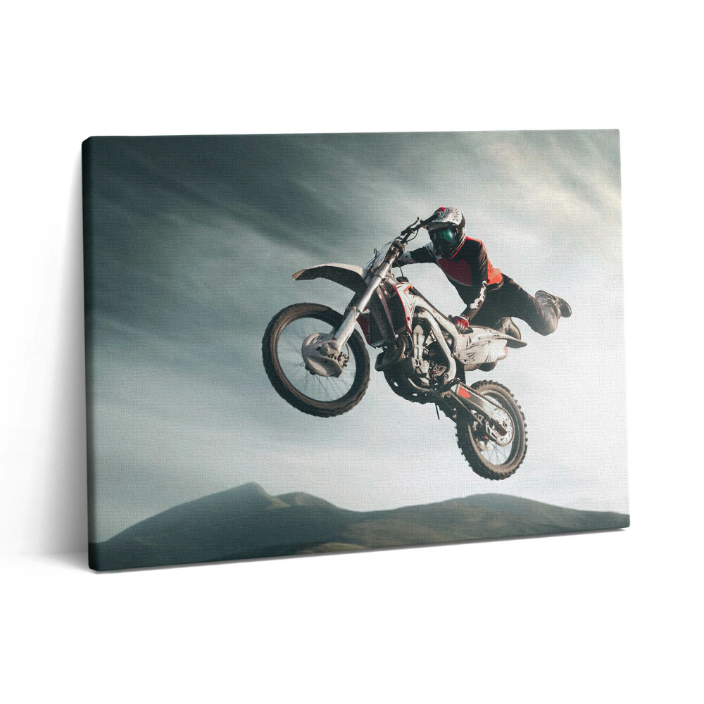 Fotoobraz canvas 80x60 Motorowy styl i adrenalina