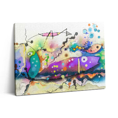 Fotoobraz canvas 80x60 Obraz ryb w morzu