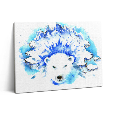 Obraz na płótnie 80x60 Niedźwiedź polarny