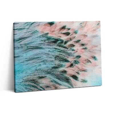 Obraz na płótnie 80x60 Kolorowe pióra