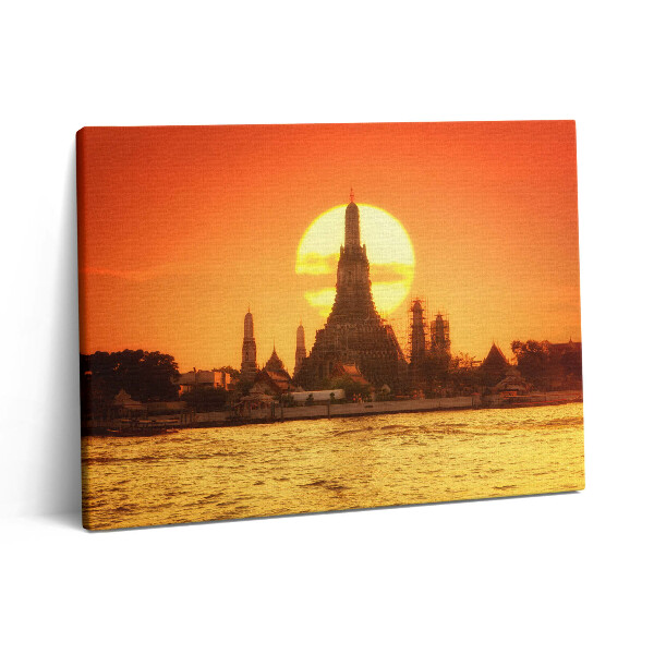 Fotoobraz canvas 80x60 Wat arun Bangkok Tajlandia