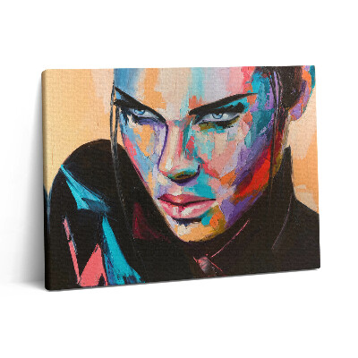 Nowoczesny obraz na płótnie 80x60 Portret kobiety