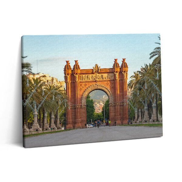 Fotoobraz canvas 80x60 Łuk Triumfalny Barcelona Katalonia