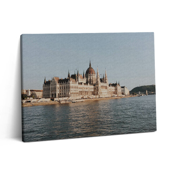 Foto obraz canvas 80x60 Budynek parlamentu w Budapeszcie