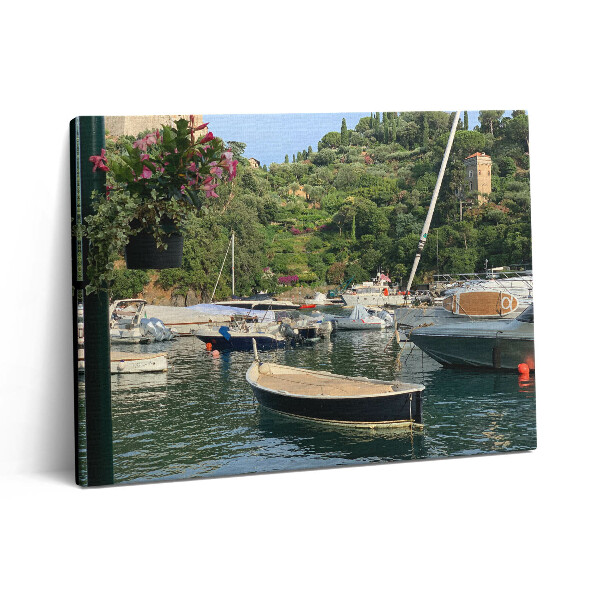 Foto obraz canvas 80x60 Marina w Portofino