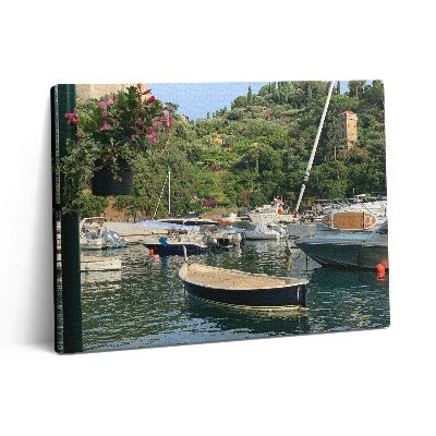 Foto obraz canvas 80x60 Marina w Portofino