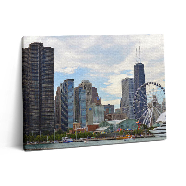 Foto obraz canvas 80x60 Pejzaż Chicago