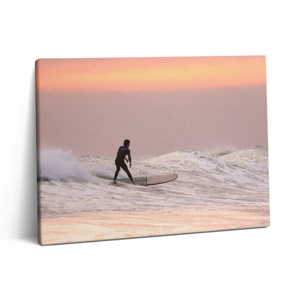 Foto obraz canvas 80x60 Surfer na Hawajach