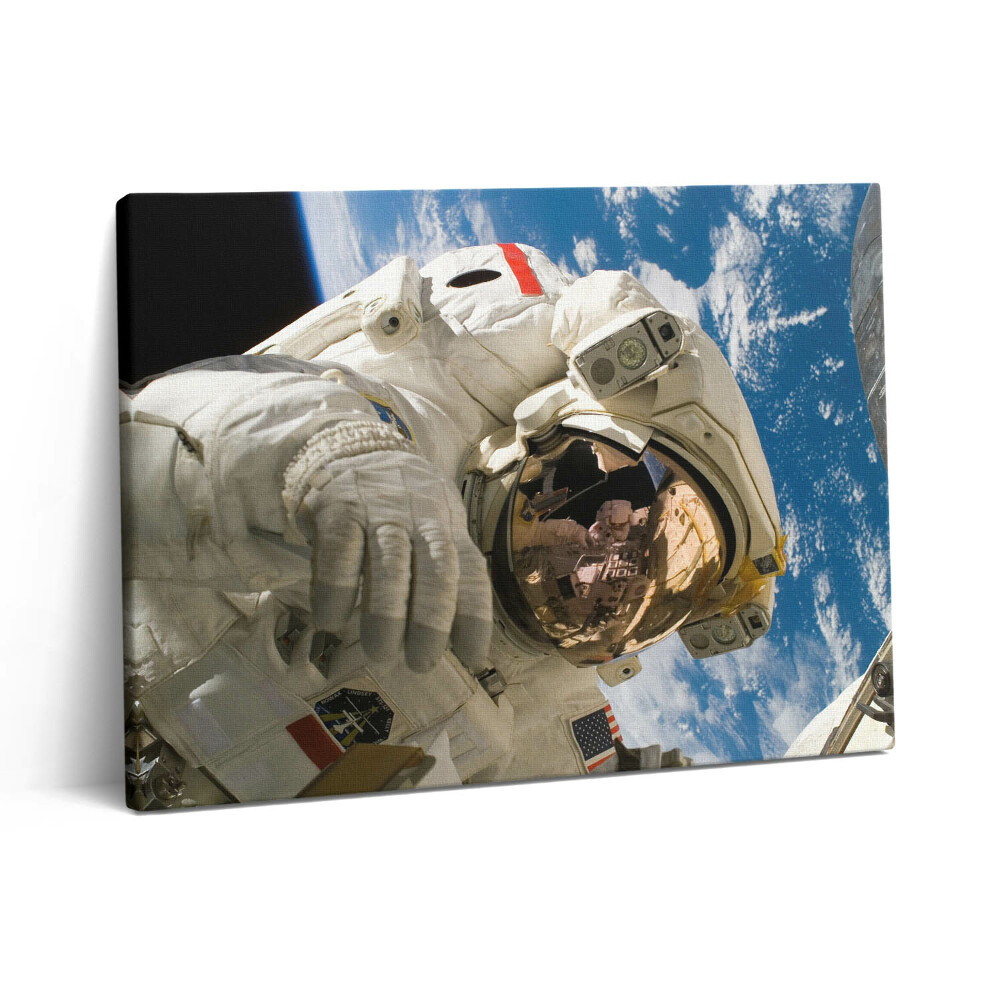 Foto obraz canvas 80x60 Amerykański astronauta