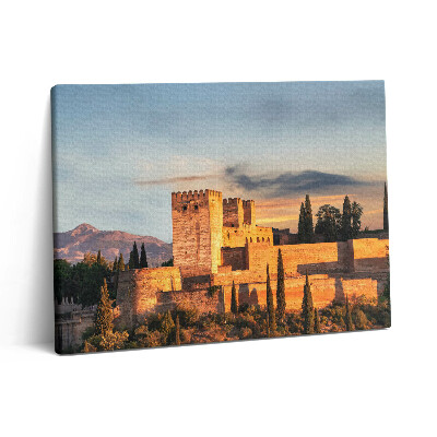 Foto obraz canvas 80x60 Twierdza Torre de la Vela