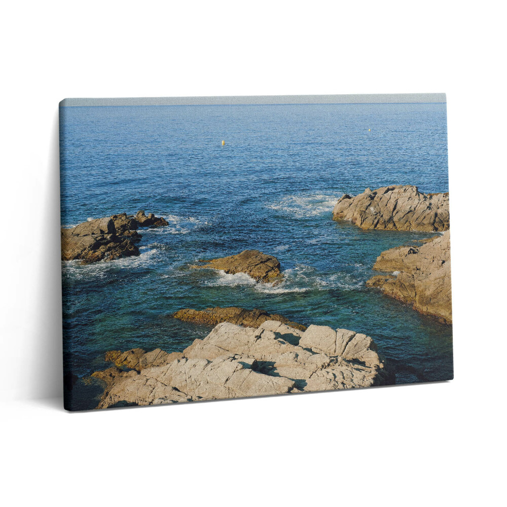 Foto obraz canvas 80x60 Wybrzeże Costa Brava