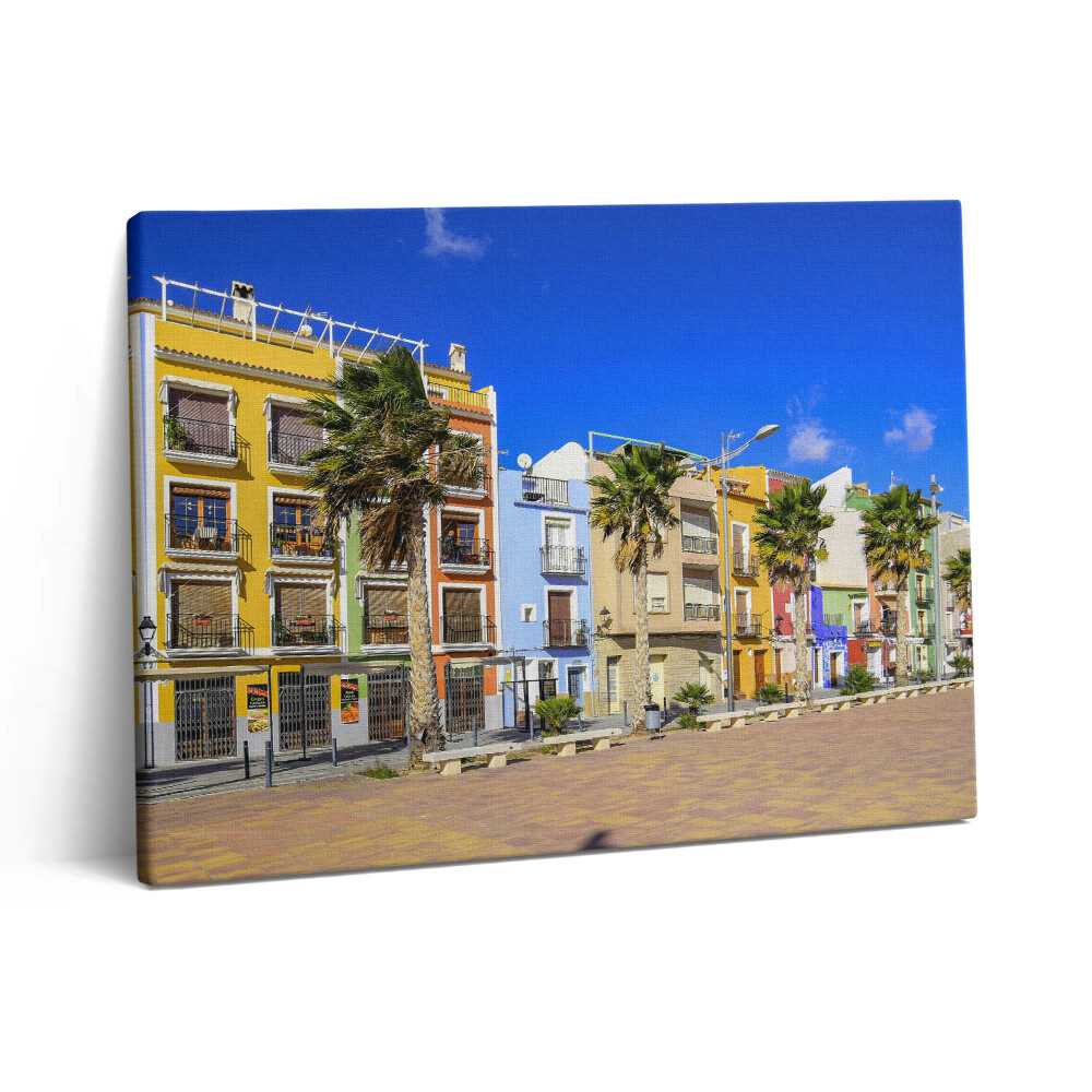 Foto obraz canvas 80x60 Miasteczko na Costa Blanca